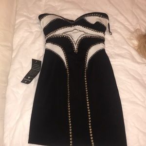BEBE strapless dress size S